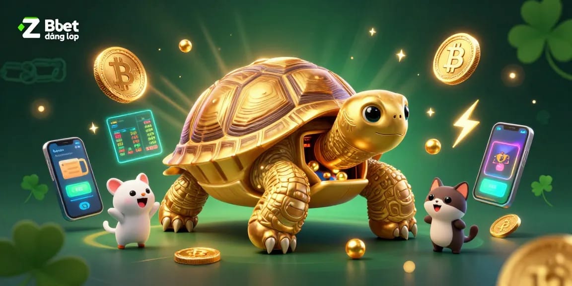 Engage and win at Zbet đăng nhập with vibrant games and dynamic visuals in this colorful illustration.