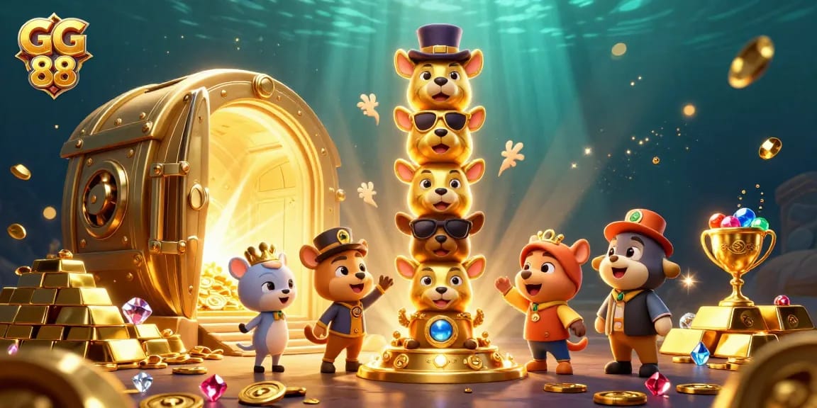 Experience thrilling gaming with GG 88’s vibrant 3D casino universe filled with treasures and excitement.