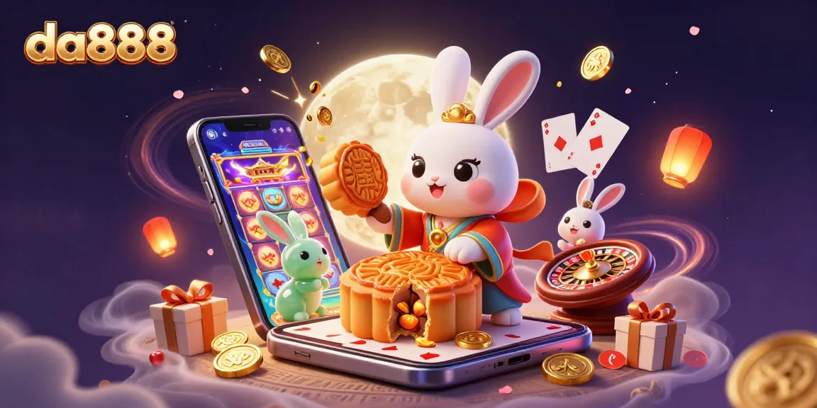 Engage with da888’s moon rabbit theme, enjoying vivid slots and magical energy.