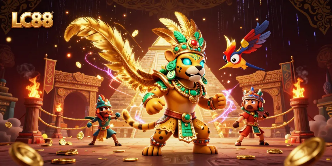 LC88 brings excitement to gamers with a dynamic 3D casino scene including Mayan themes.