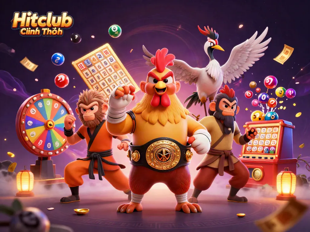 Experience thrills with Hitclub Chính Thức in a vibrant, dynamic casino scene full of excitement.