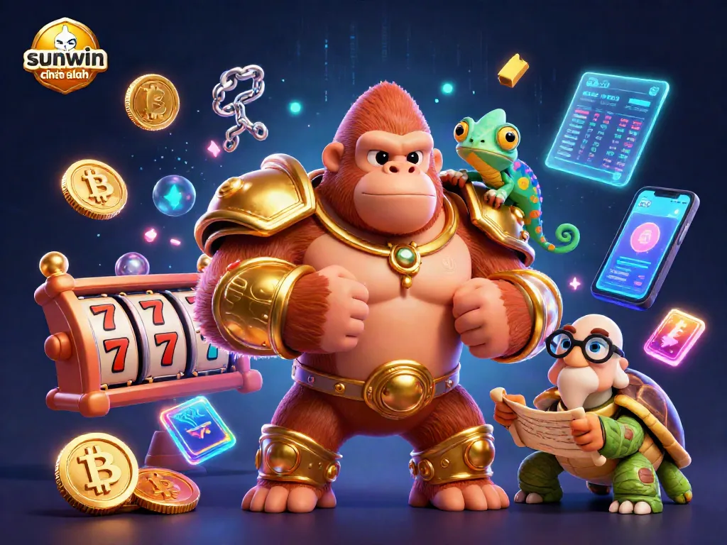 Experience the excitement of sunwin chính hãng in this vibrant 3D casino scene with dynamic gaming elements.