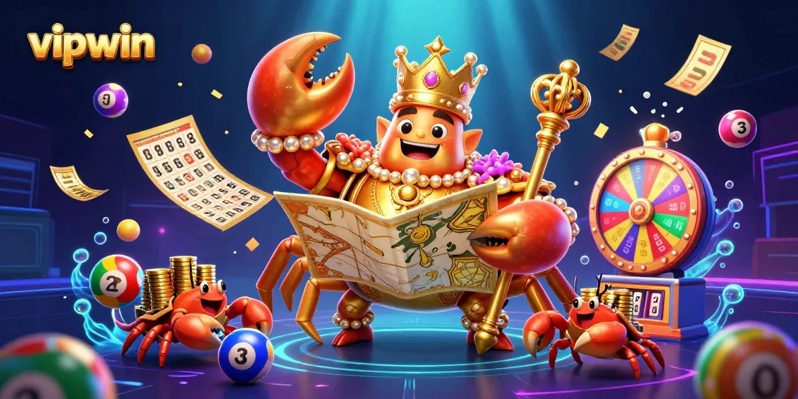 Experience exciting gameplay at vipwin with engaging lottery elements and vibrant casino visuals.