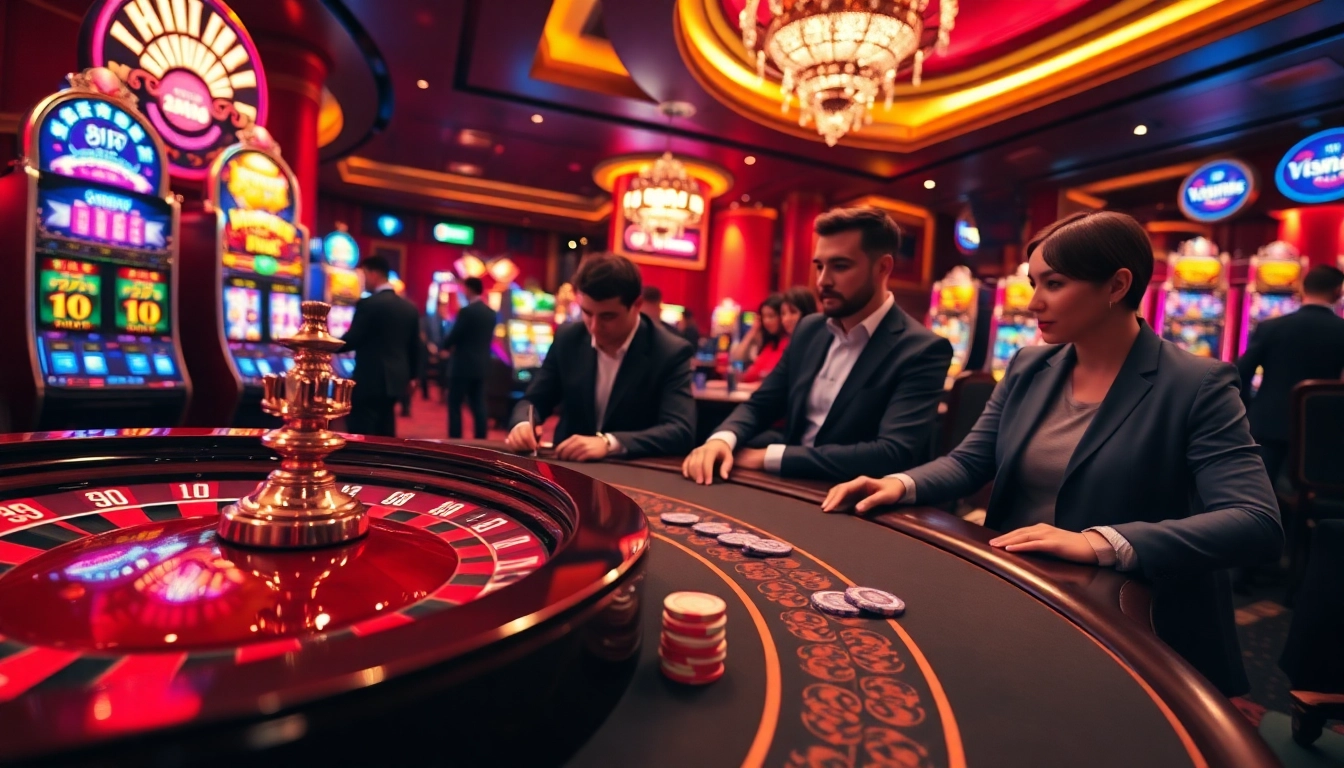 Experience the excitement of KU88 live gaming at a luxurious casino.
