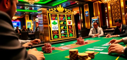 Engage with the dynamic gaming experience of nhà cái nk88 showcasing vibrant casino visuals.