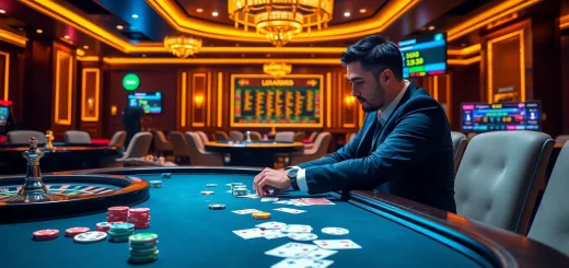 Experience a thrilling poker game at Lu88k.com, featuring vibrant bets and high-stakes atmosphere.