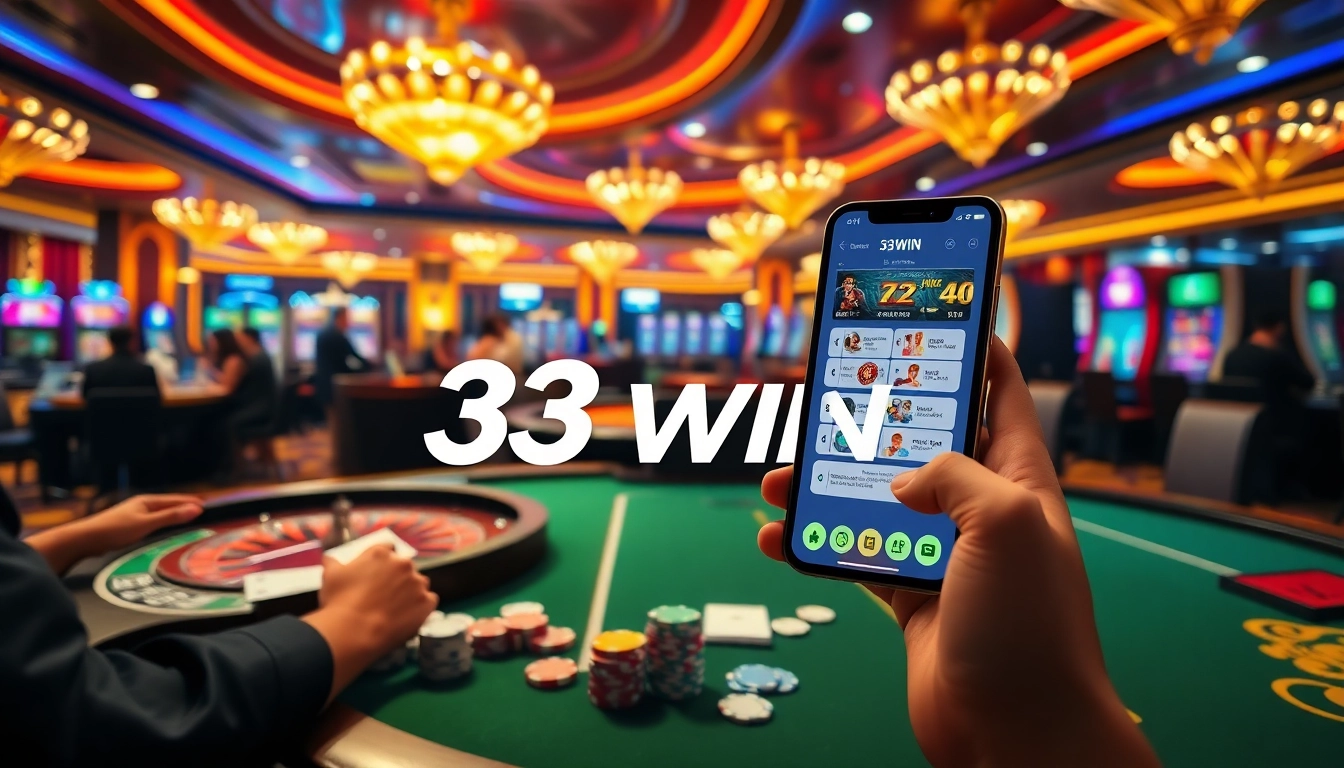 Experience the thrill of 33WIN with immersive casino games and advanced betting technology.