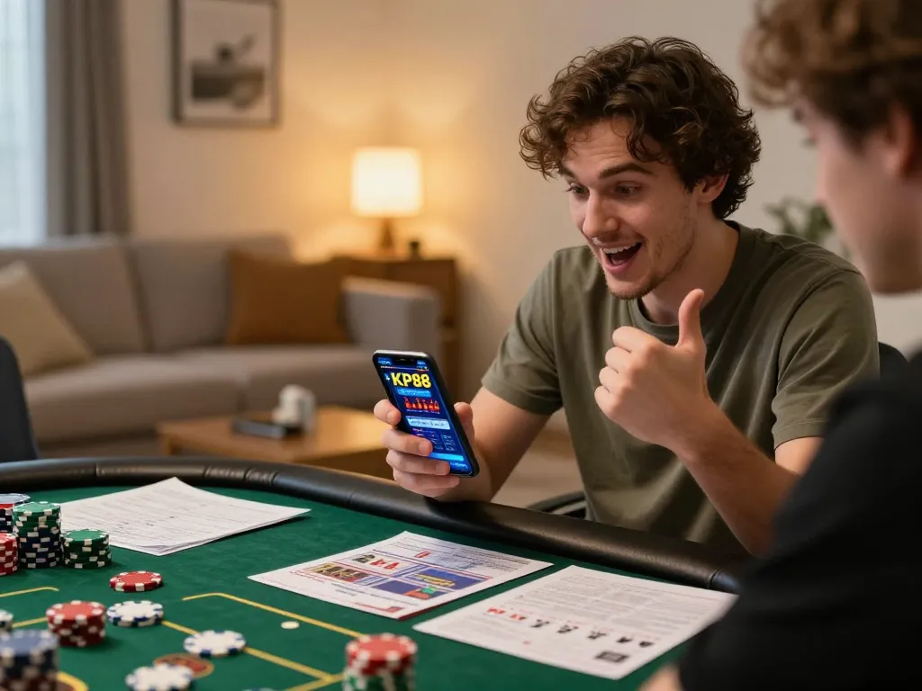 Play KP88's mobile casino for exciting wins while managing your bankroll responsibly