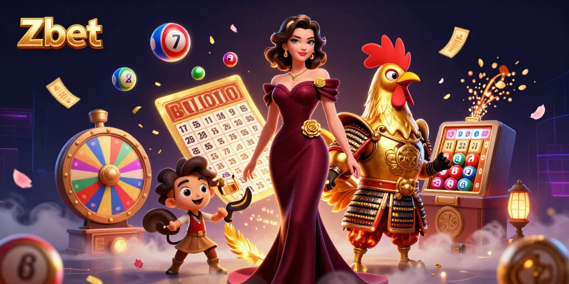 Zbet enhances your gaming experience with vibrant lottery elements and a glamorous atmosphere.