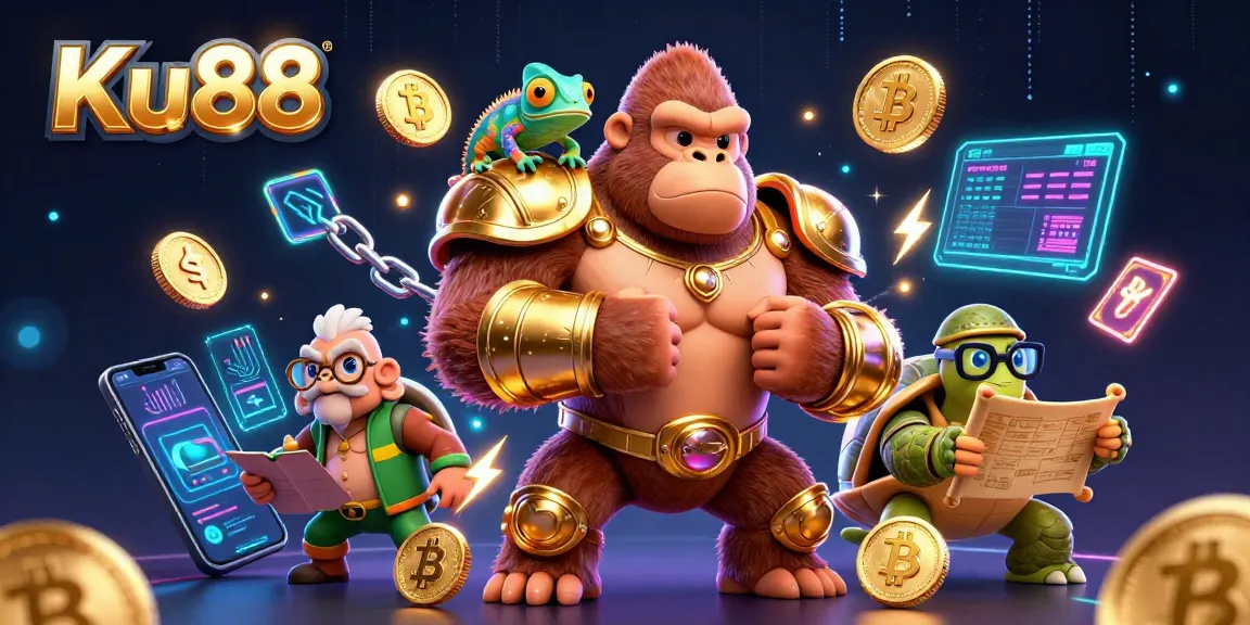 Engage with Ku88's exciting 3D casino adventure featuring vibrant characters and rich gaming elements.