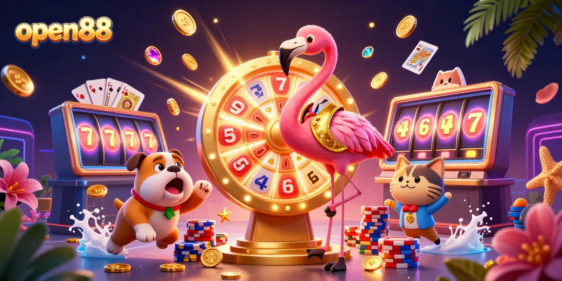 Engage with thrilling open88 casino action featuring lively characters and stunning slot displays.