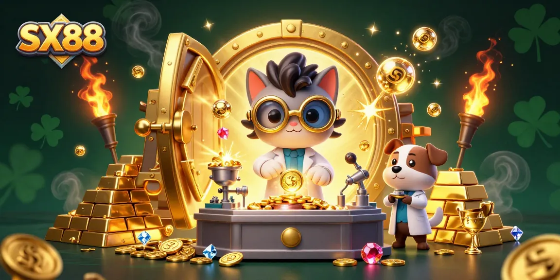 SX88 players enjoy thrilling winnings with gold treasures and vibrant casino excitement
